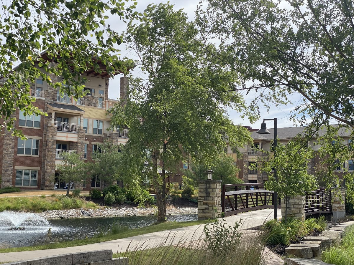 edgewater walkway near building