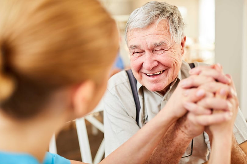 Smiling senior man