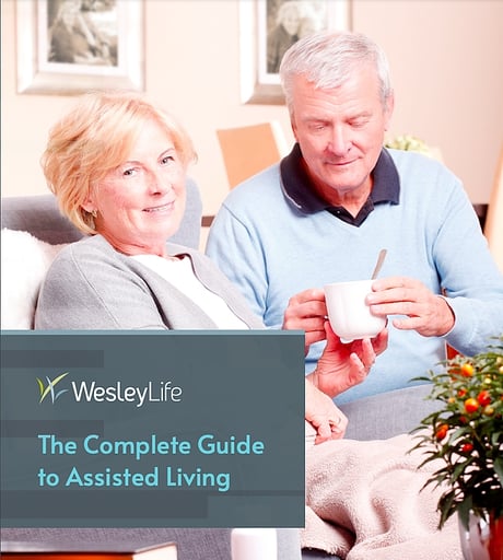 E-book cover of The Complete Guide to Assisted Living by WesleyLife E-book cover of The Complete Guide to Assisted Living by WesleyLife