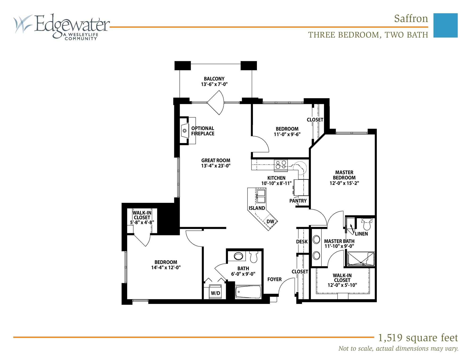 Saffron Floor Plan
