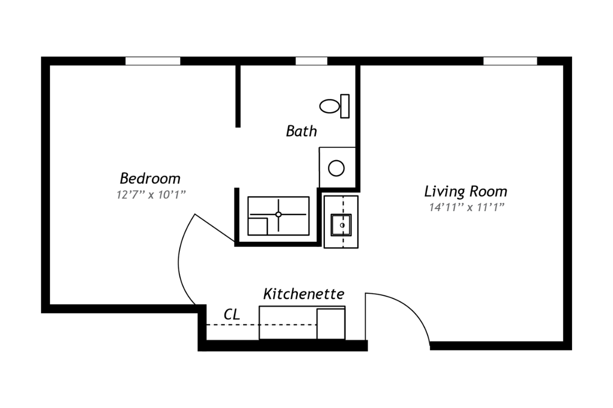 2 bed floor plans