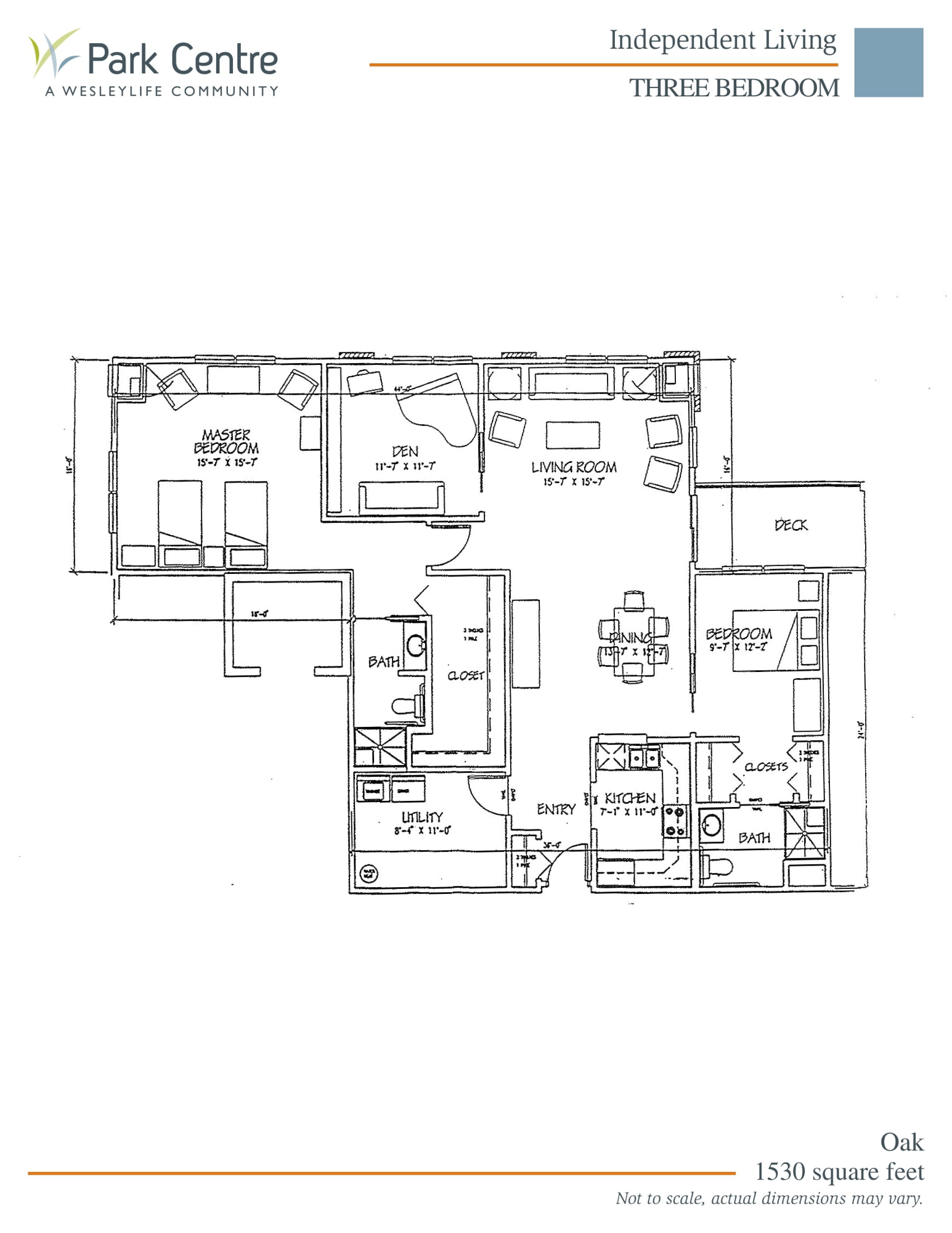 Oak floor plans