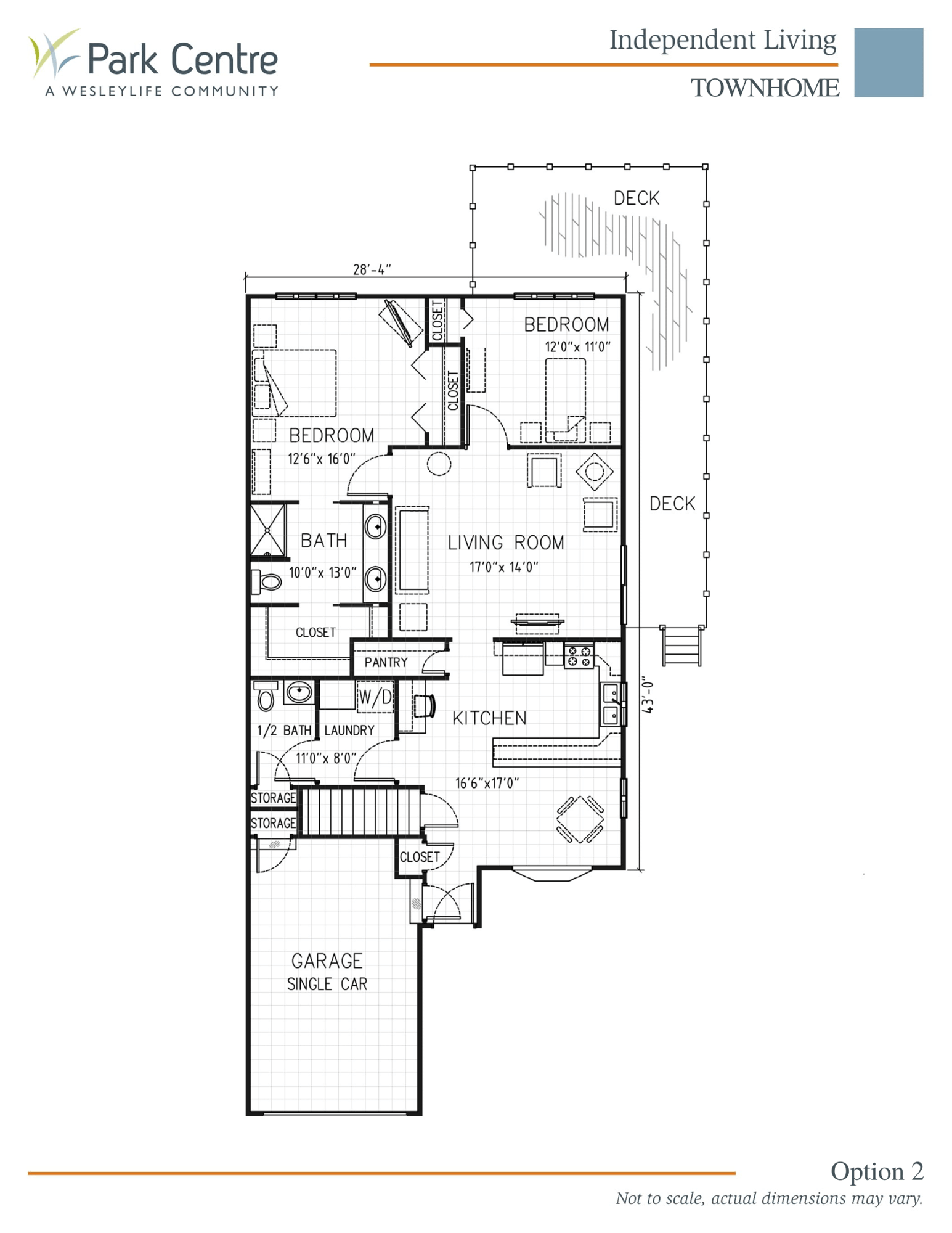 Townhome floor plans