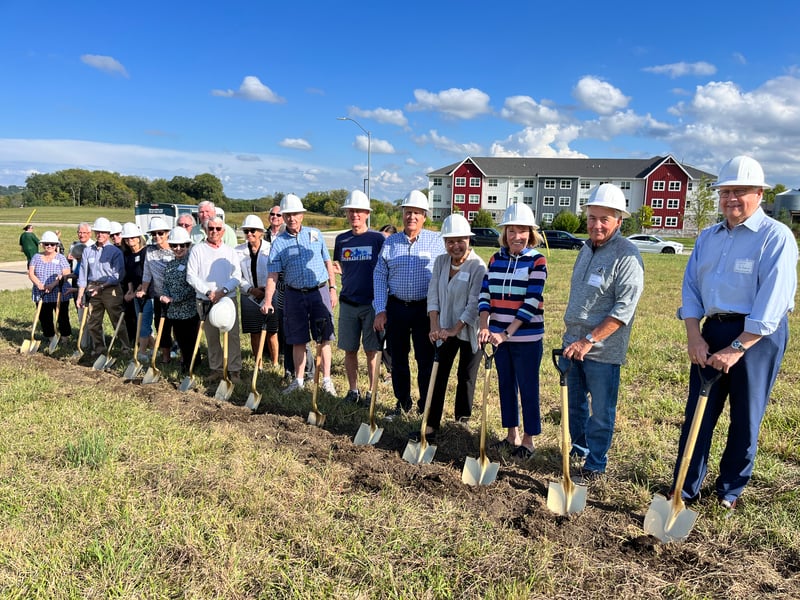 Ground is broken for homes on Brio campus