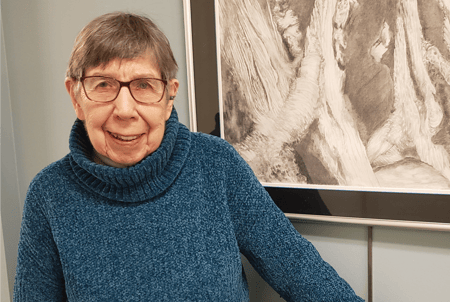 Senior Woman smiling in portrait