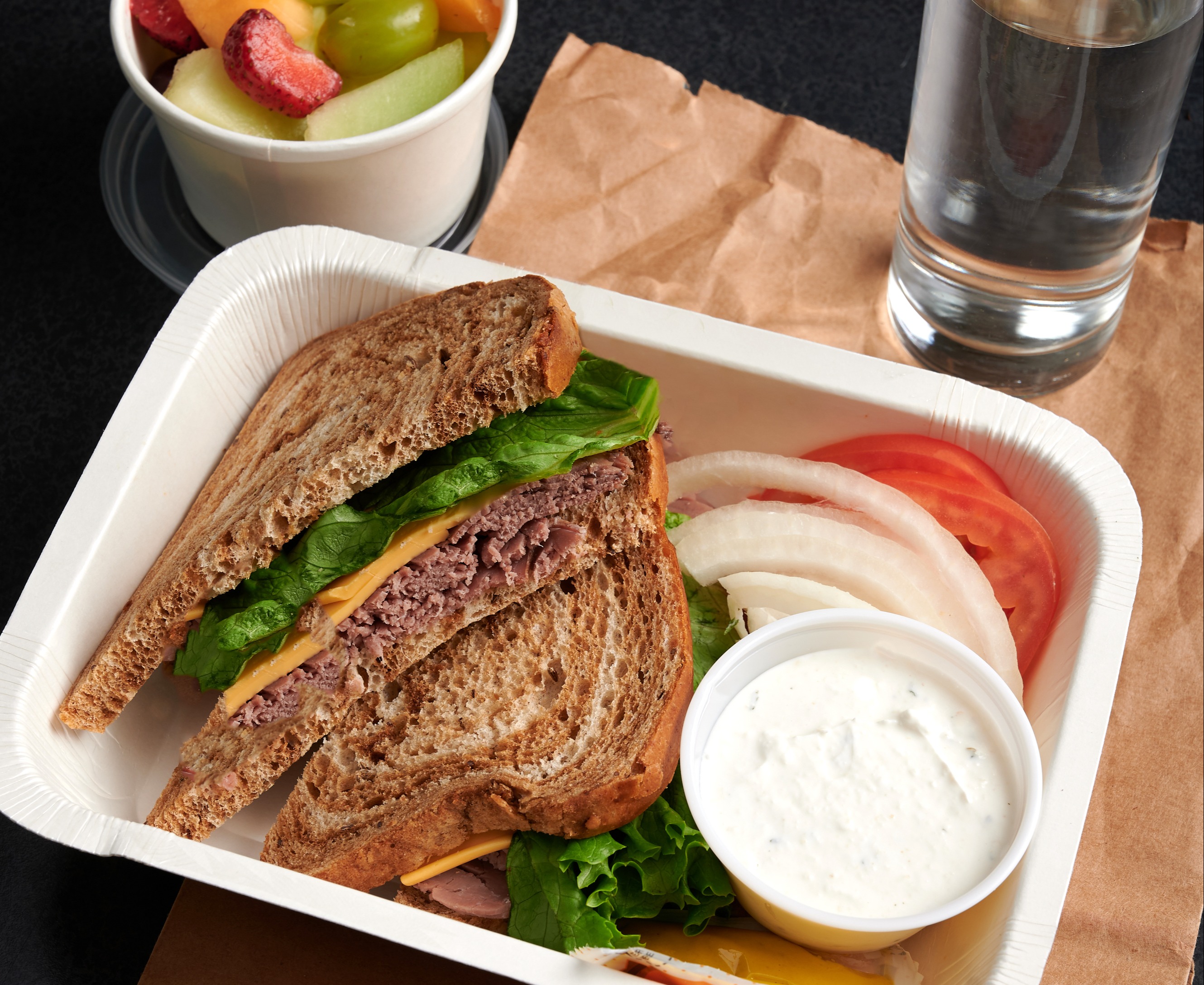 Sandwich in box
