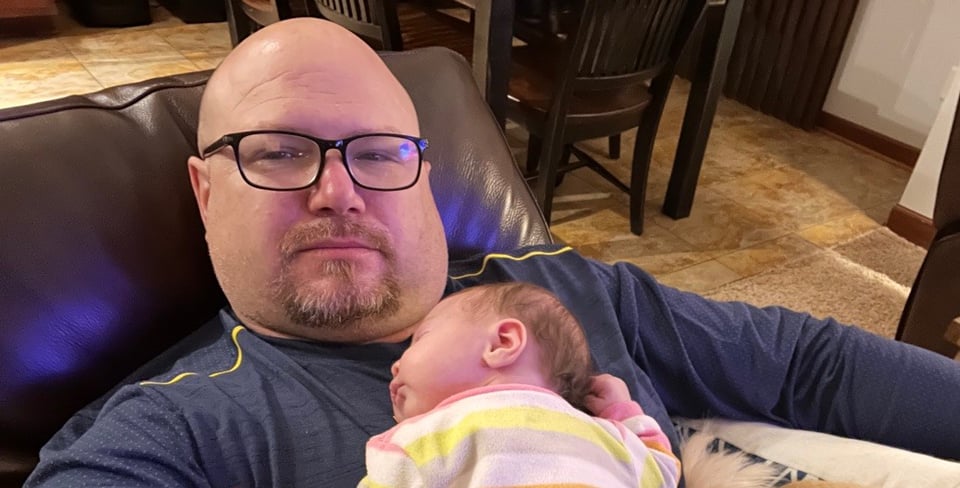 Later-in-life fatherhood brings surprise, joy to team member