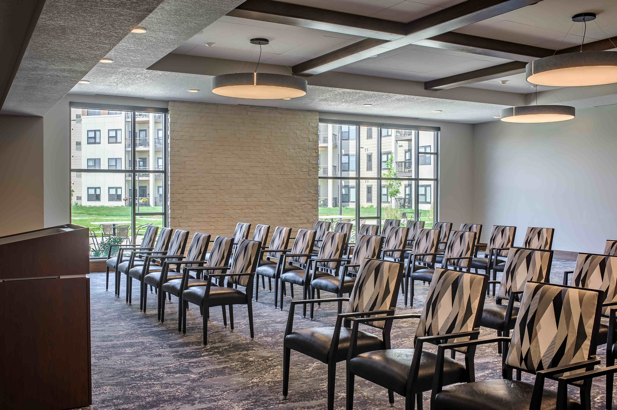 The Summit Bettendorf meeting room with chairs