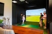 The Summit Bettendorf indoor golf simulator