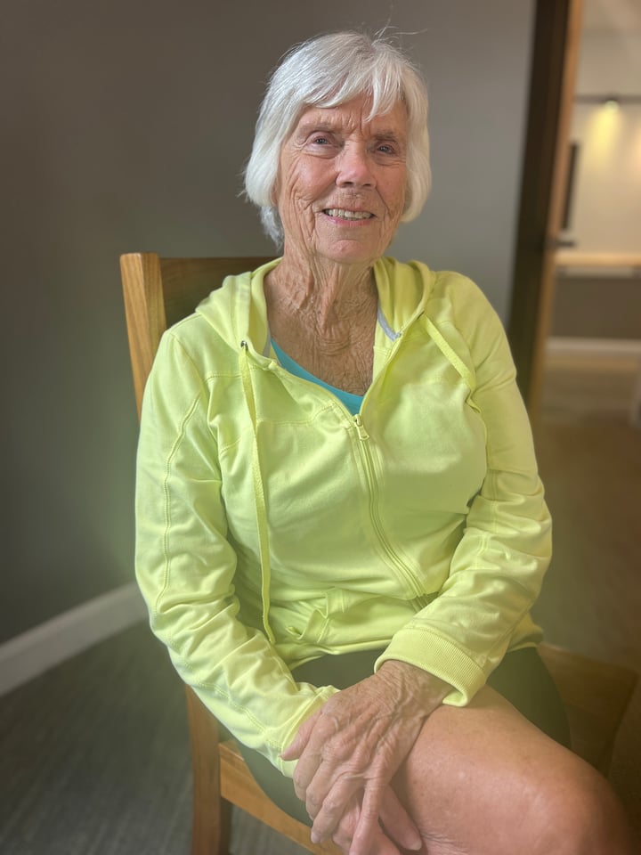 Resident, 91, offers tip for healthy aging: 