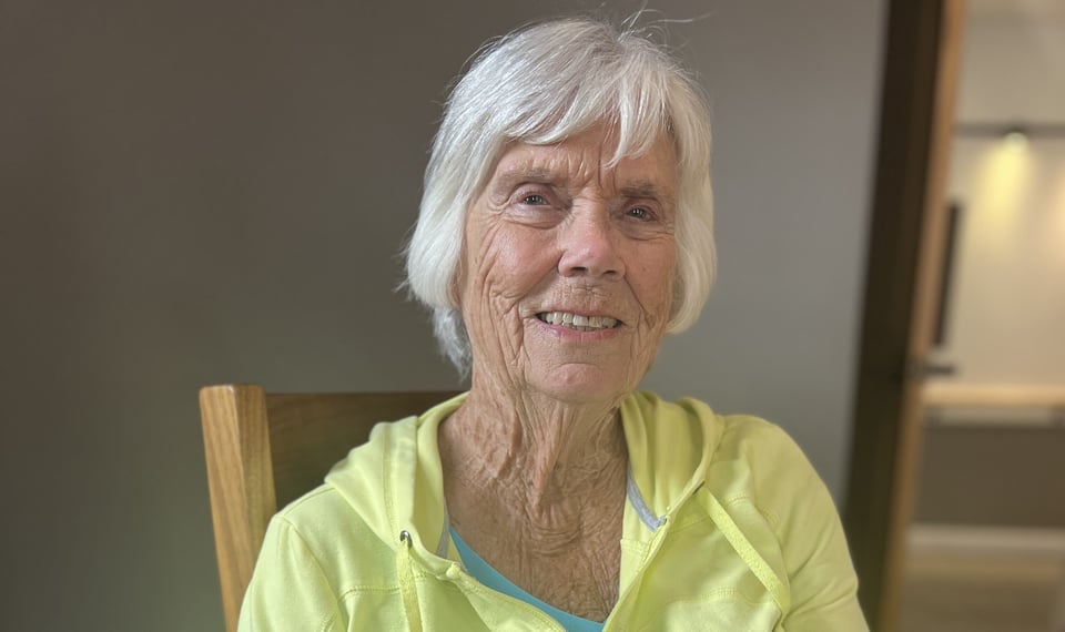 Resident, 91, offers tip for healthy aging: 