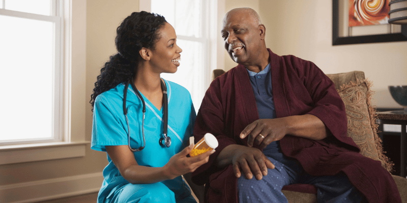 assisted level adult senior receiving care