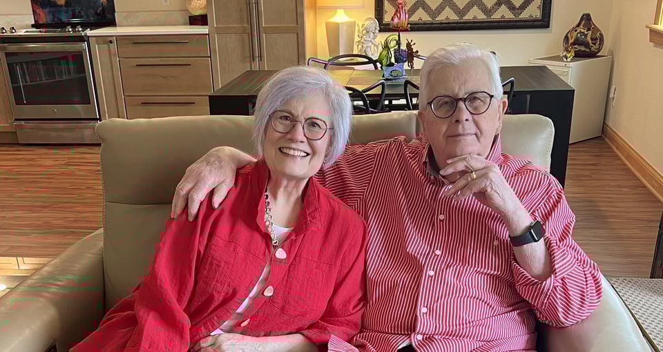 Couple visiting on friend's behalf finds new home at Halcyon House