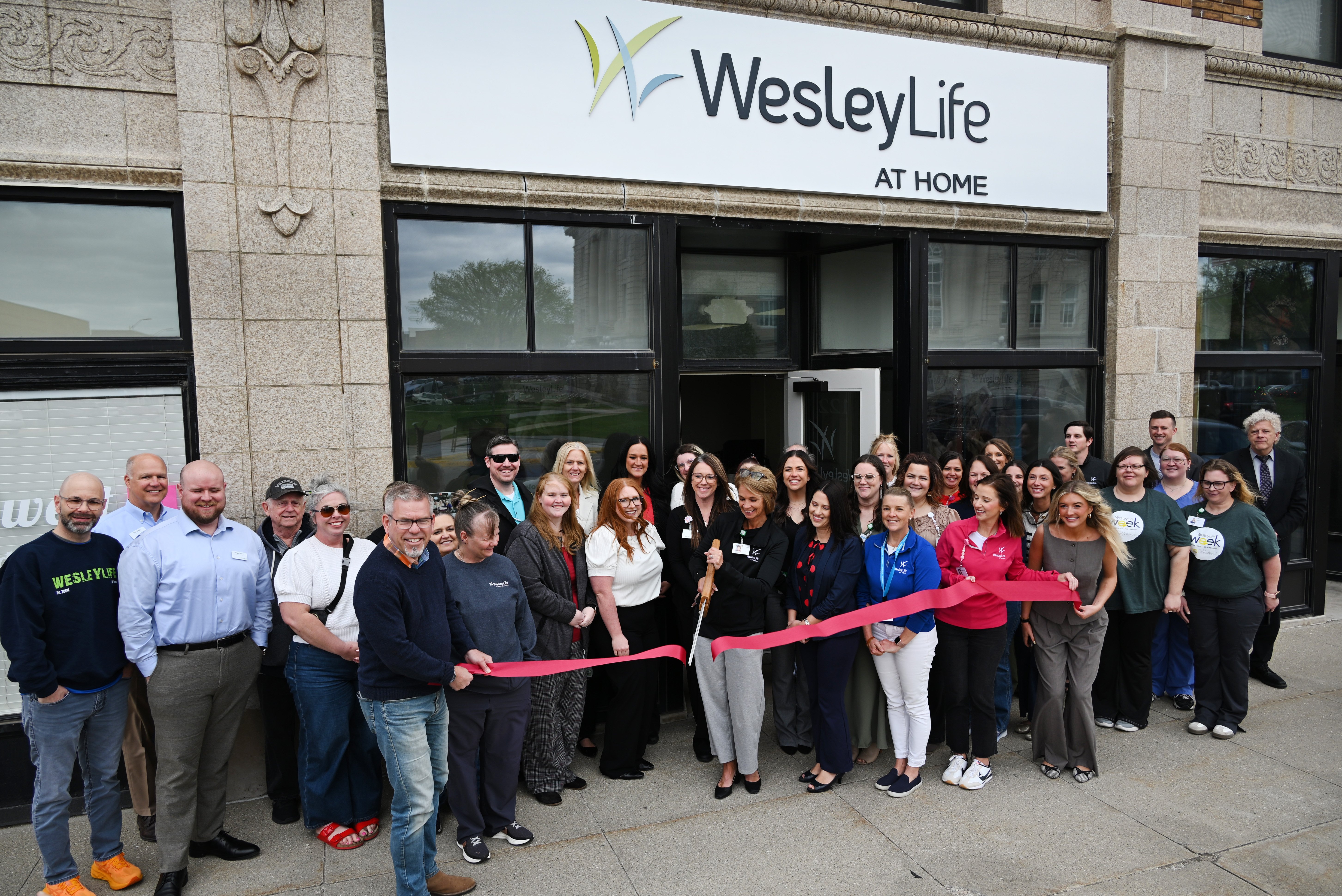 WesleyLife At Home Newton Ribbon Cutting
