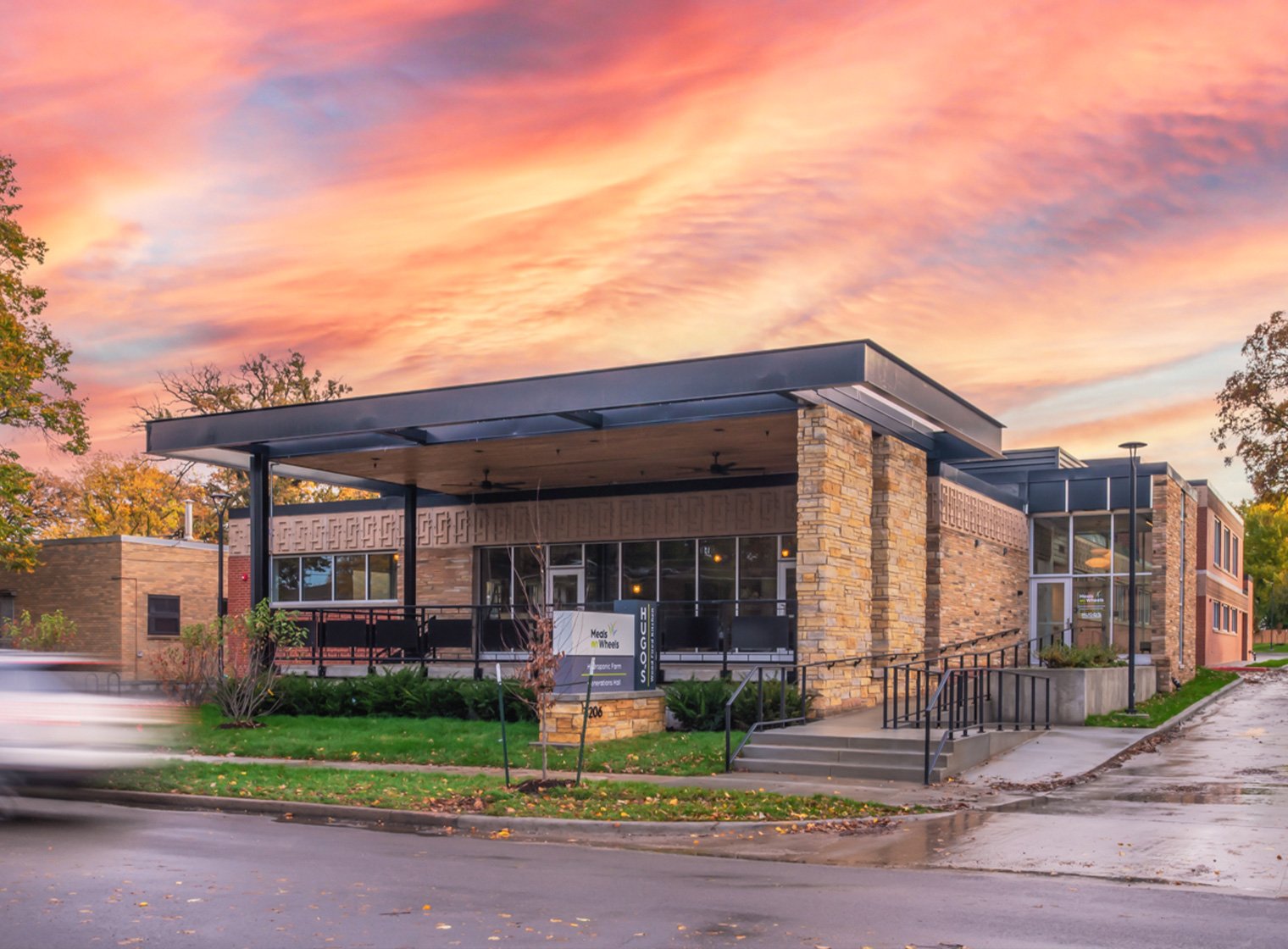 Meals on Wheels entrance
