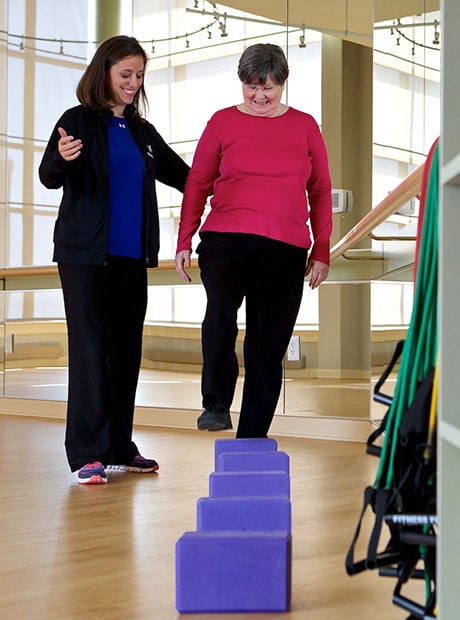 physical therapy at a community center