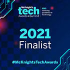 Logo of the 2021 Finalist for the McKnights Tech Awards