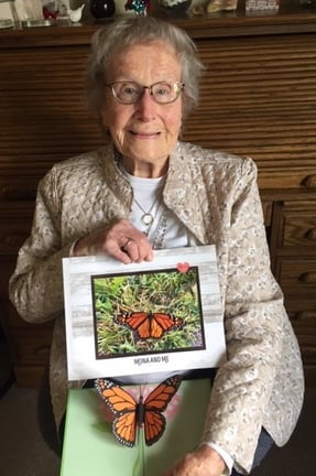 Wilma with book